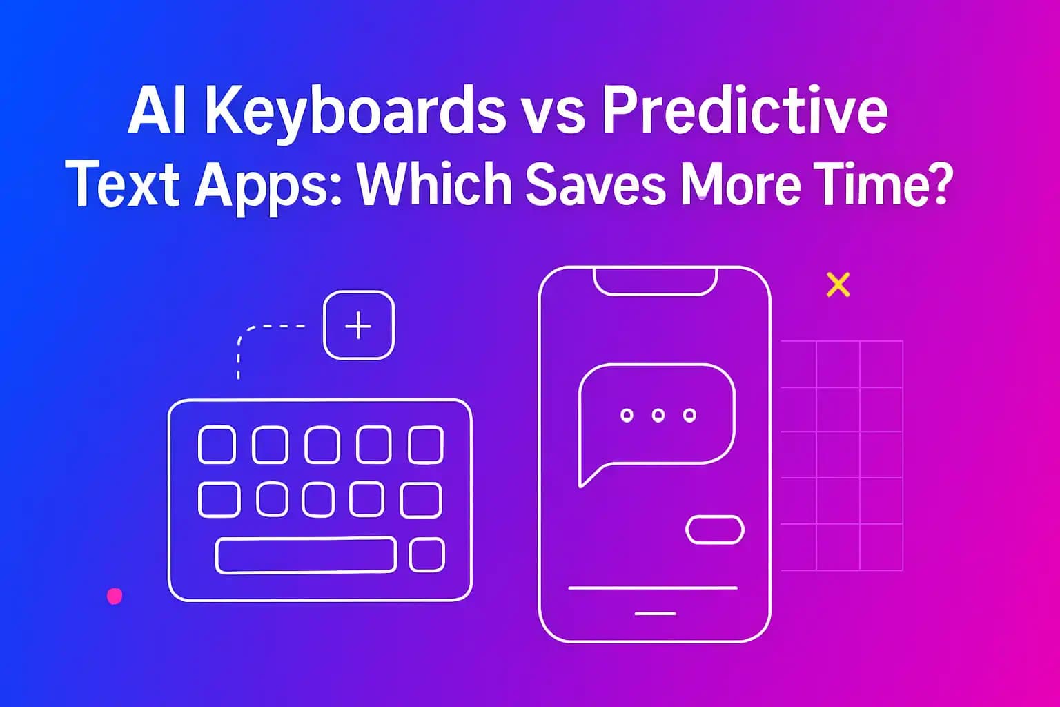 AI keyboard time savings comparison