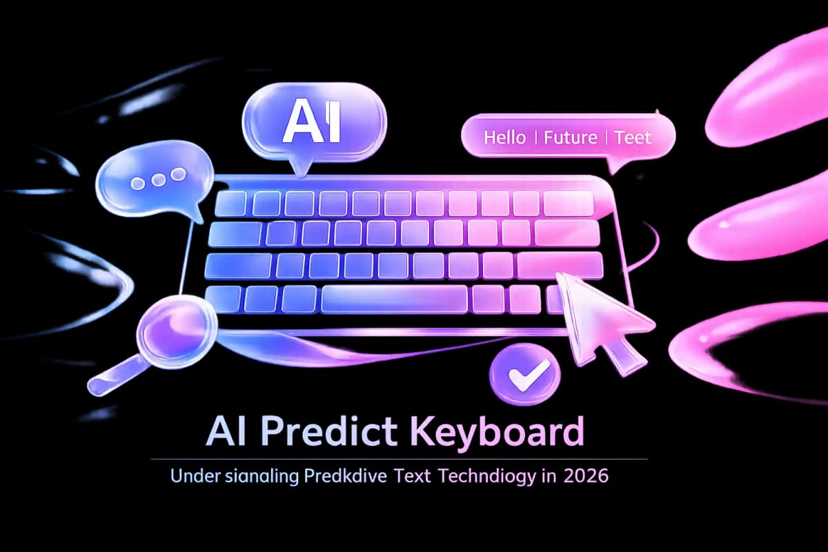 Featured image for article: AI Predict Keyboard: Understanding Predictive Text Technology in 2026