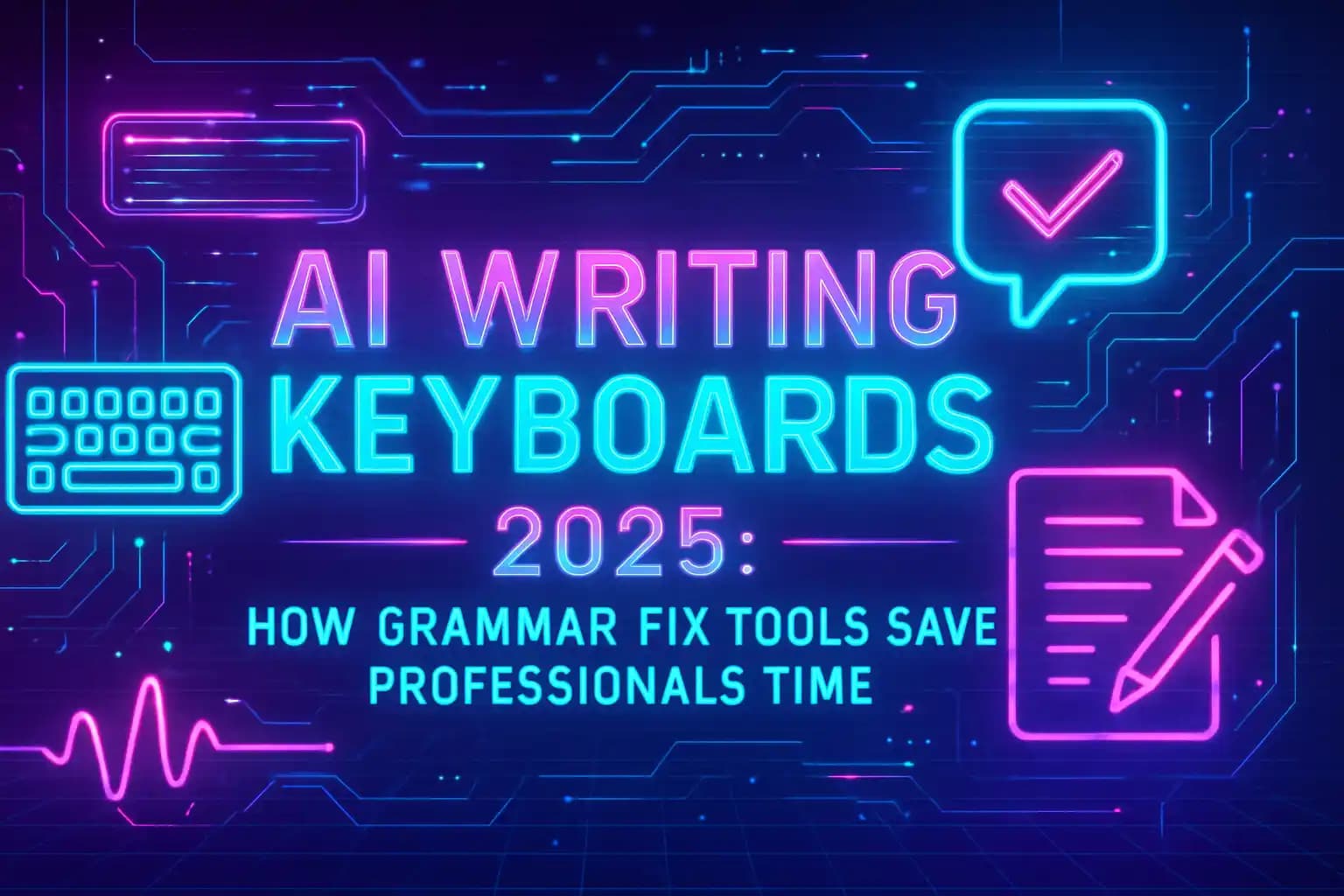 AI Writing Keyboards 2025: How Grammar Fix Tools Save Professionals Time
