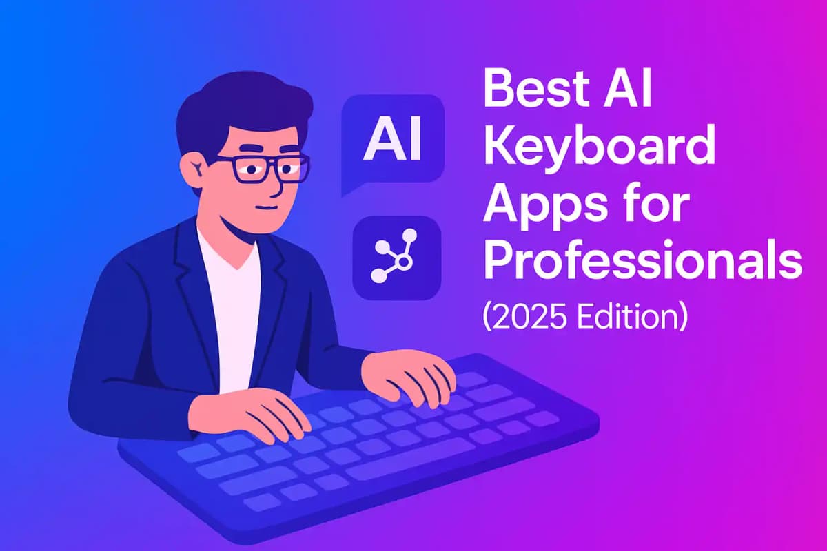 Featured image for article: Best AI Keyboard Apps for Professionals (2025 Edition)