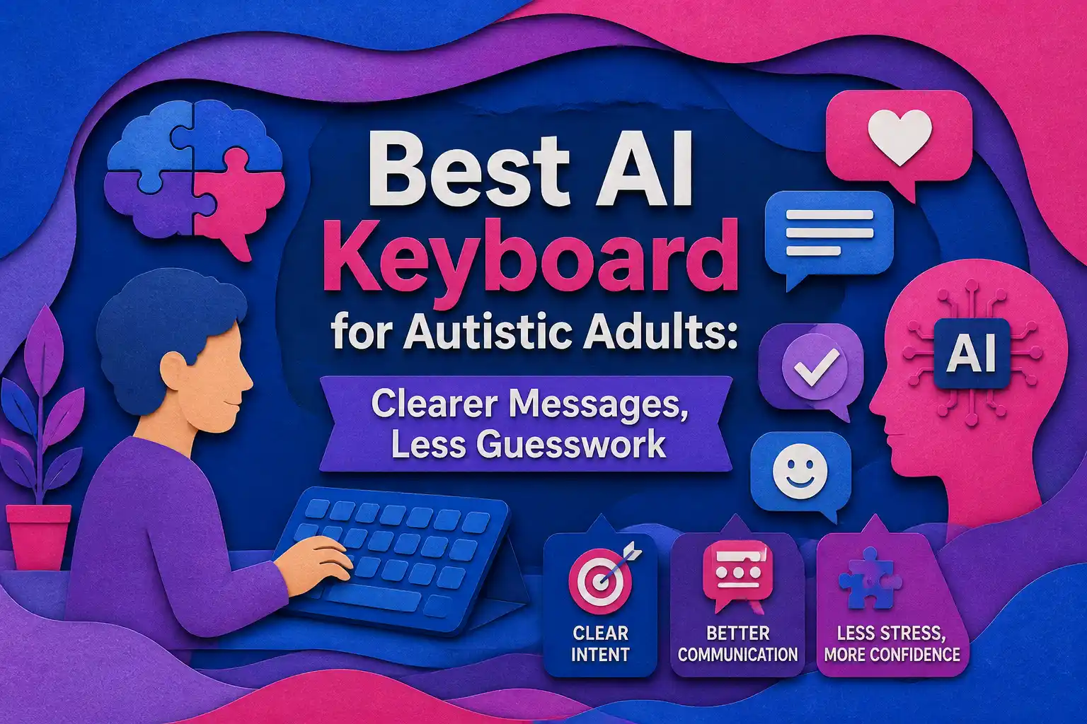 Best AI keyboard for autistic adults typing clearer messages