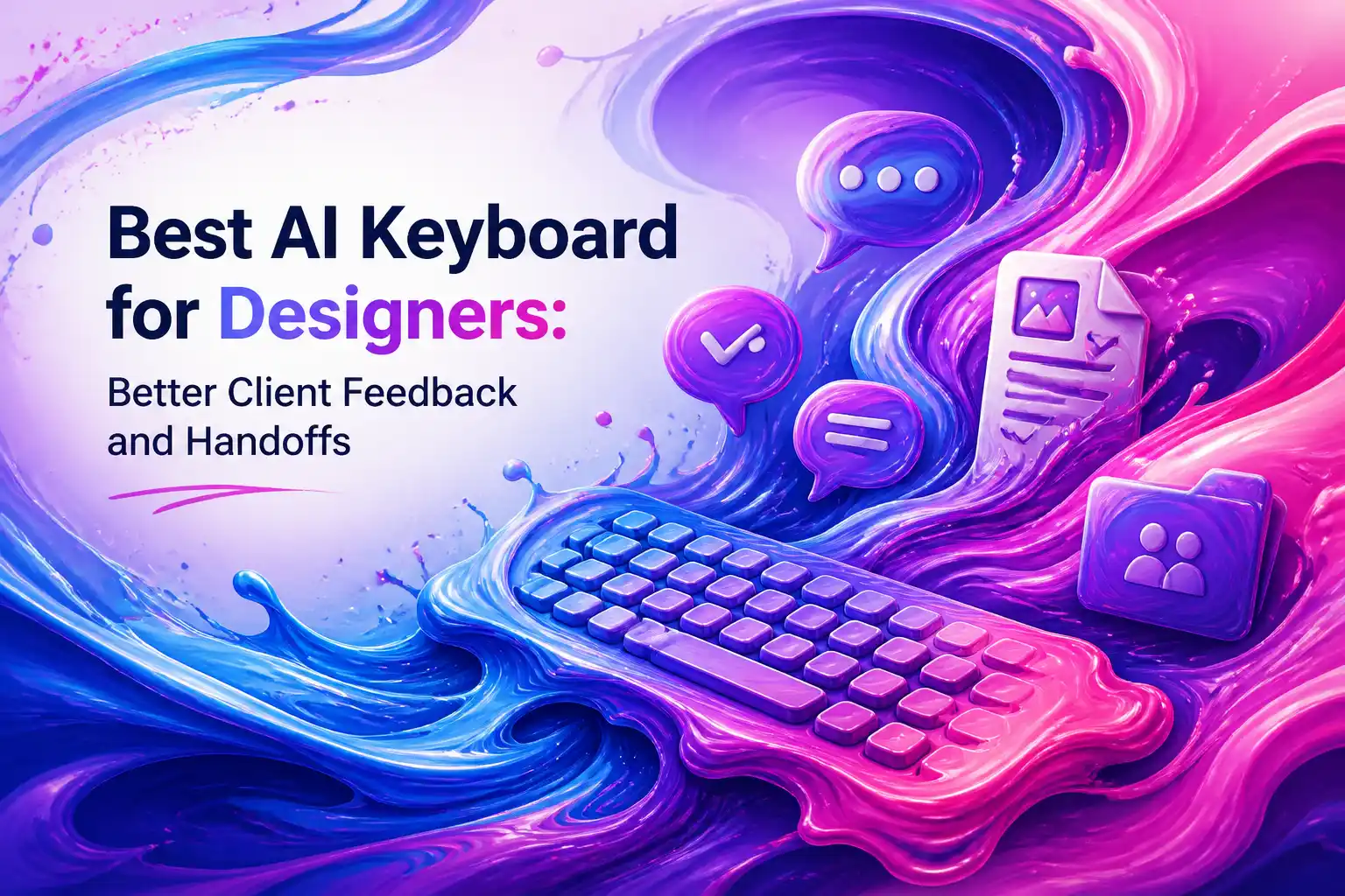 Best AI Keyboard for Designers writing client feedback and handoff notes