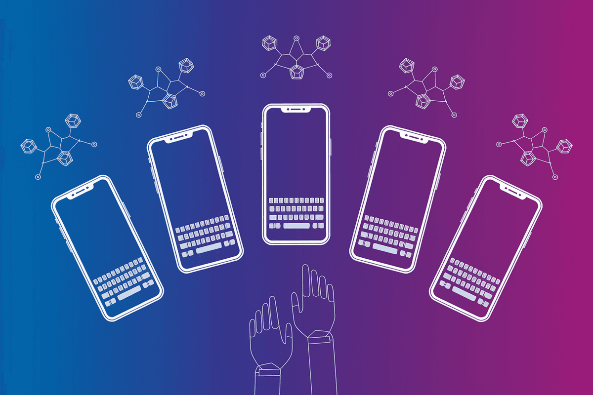 Featured image for article: Best AI Keyboard for iPhone: 5 Smart Keyboards for Effortless Typing