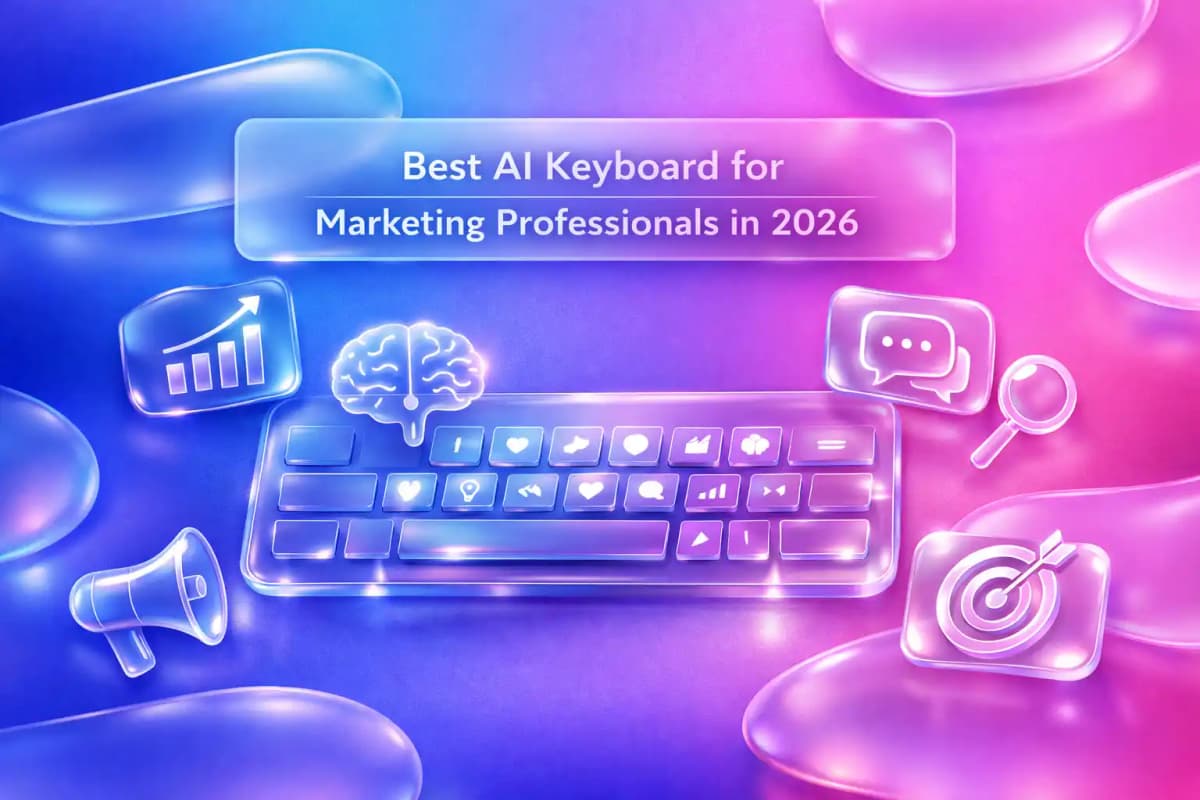 Featured image for article: Best AI Keyboard for Marketing Professionals in 2026