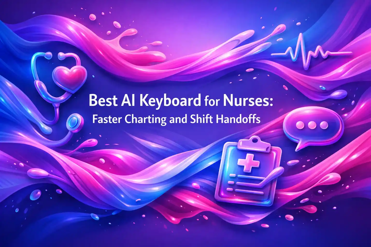 Featured image for article: Best AI Keyboard for Nurses: Faster Charting and Shift Handoffs