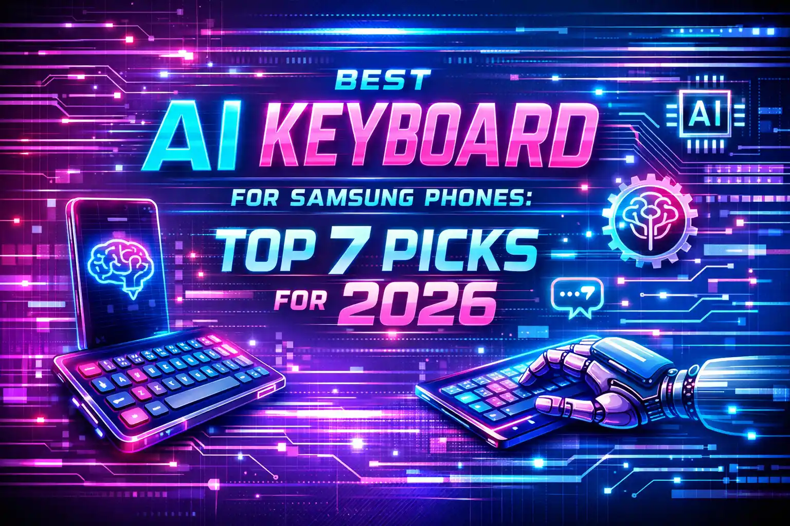 Featured image for article: Best AI Keyboard for Samsung Phones: Top 7 Picks for 2026