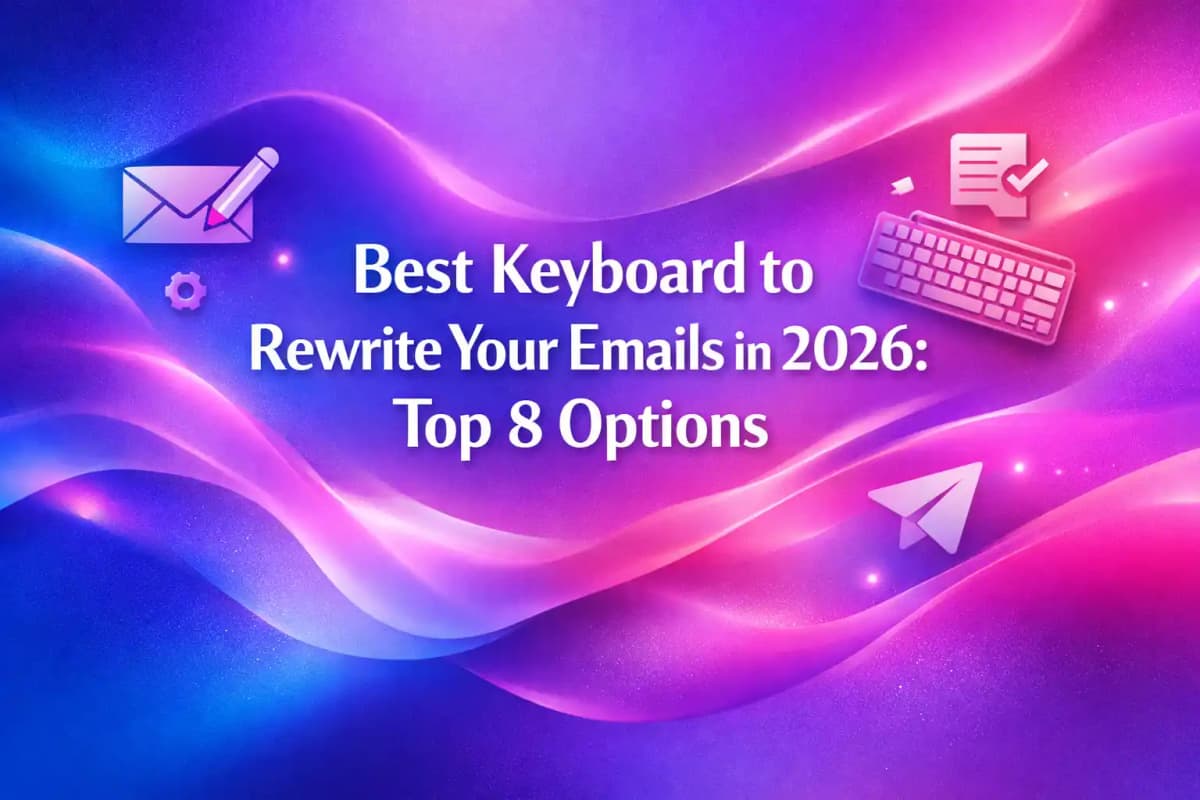Featured image for article: Best Keyboard to Rewrite Your Emails in 2026: Top 8 Options