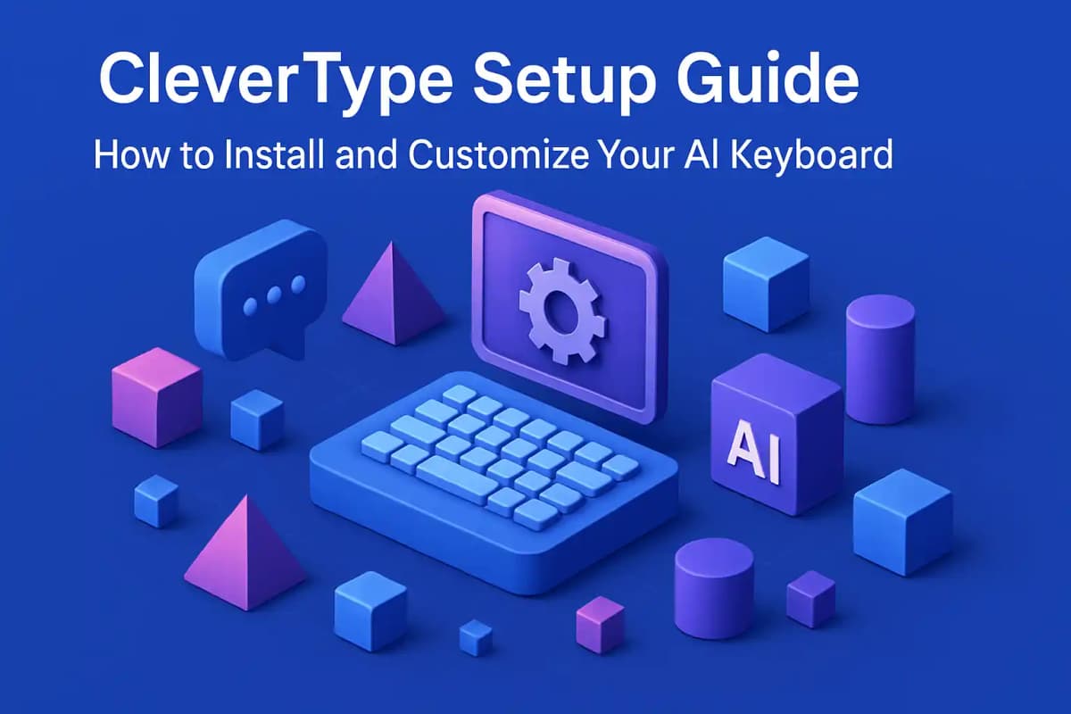 Featured image for article: CleverType Setup Guide: How to Install and Customize Your AI Keyboard