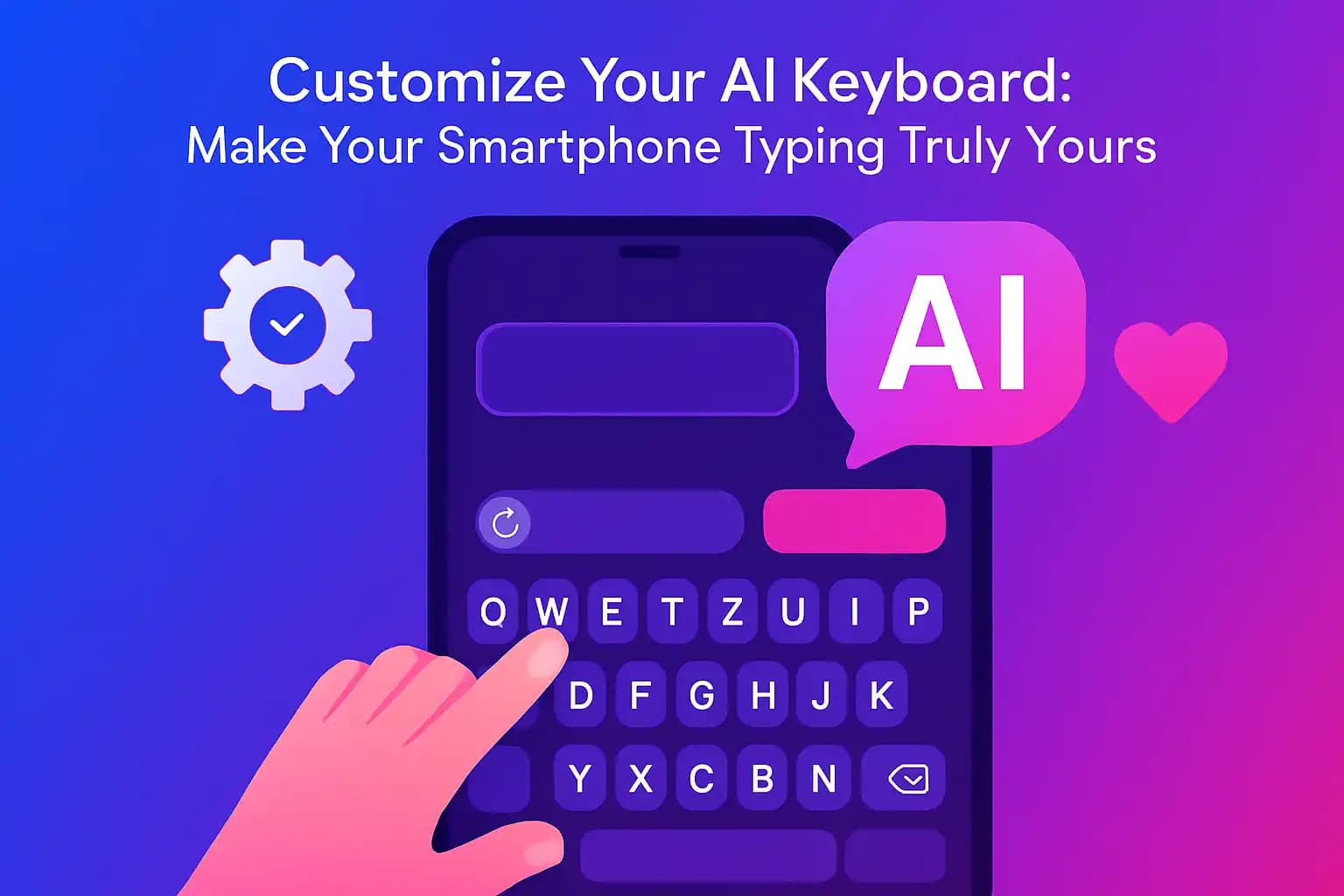 Customize your AI keyboard to make smartphone typing truly yours