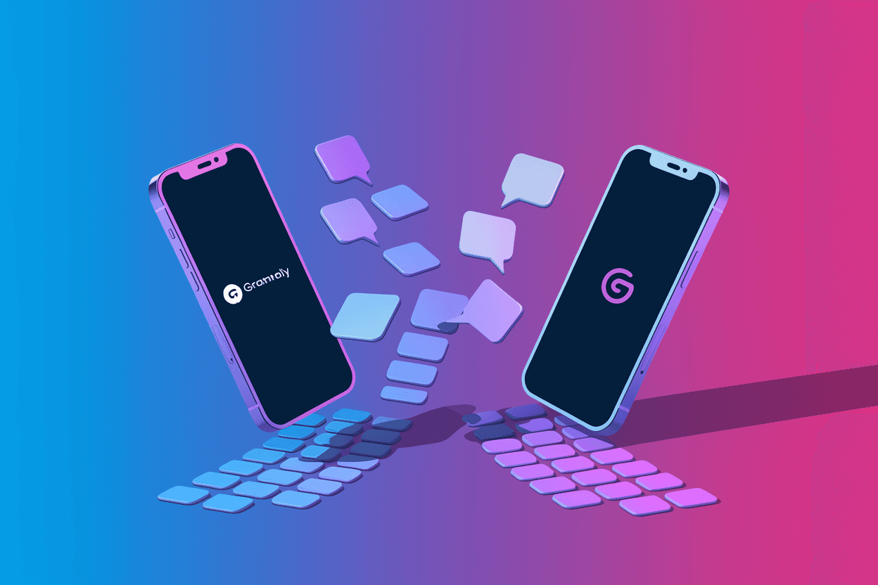 Comparison of Grammarly and Gboard AI keyboards for mobile devices