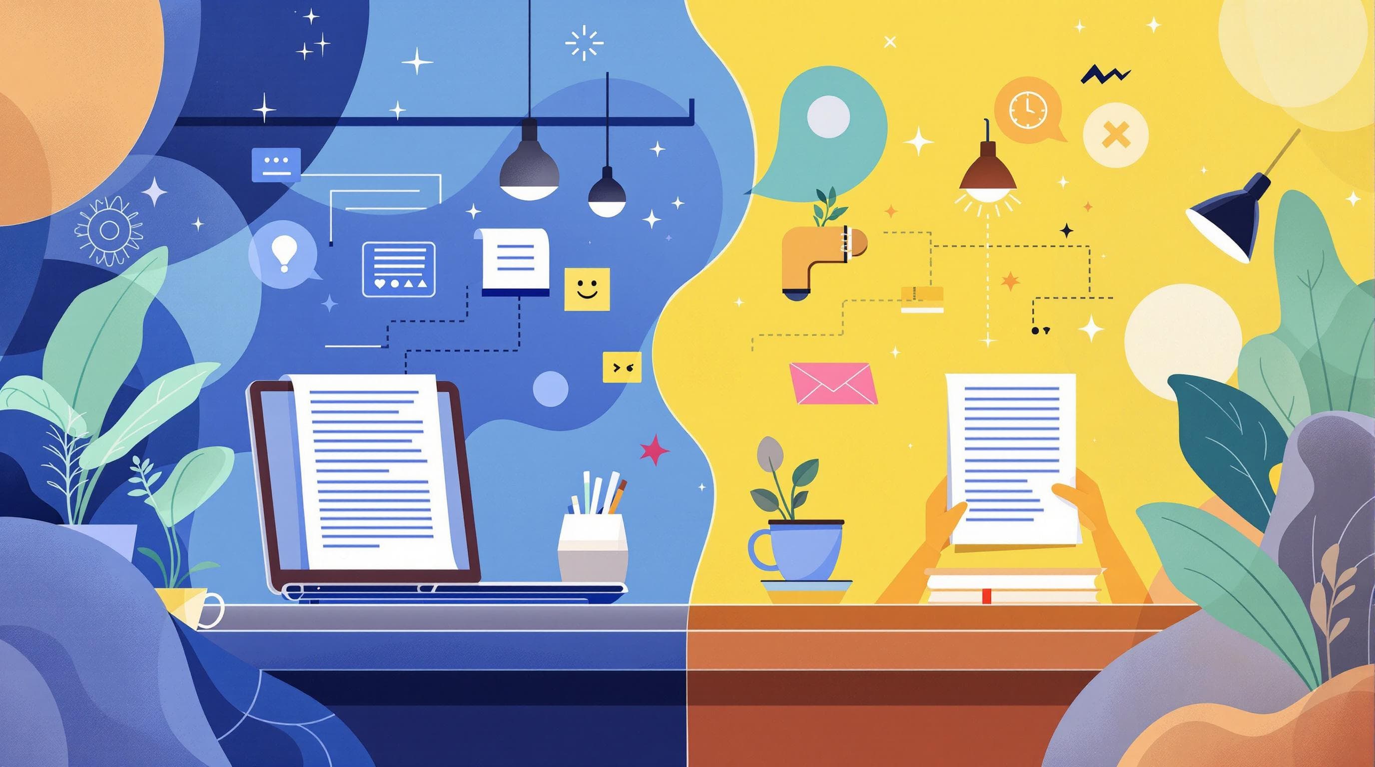 AI adjusting tone between formal and casual writing styles