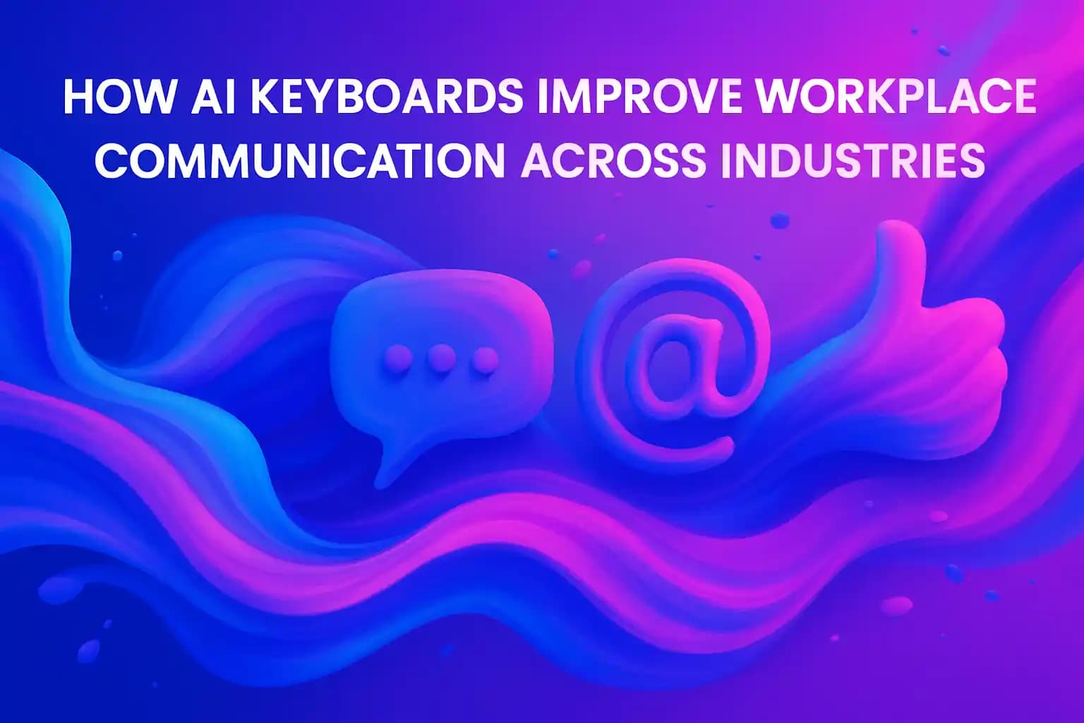 AI keyboards improving workplace communication