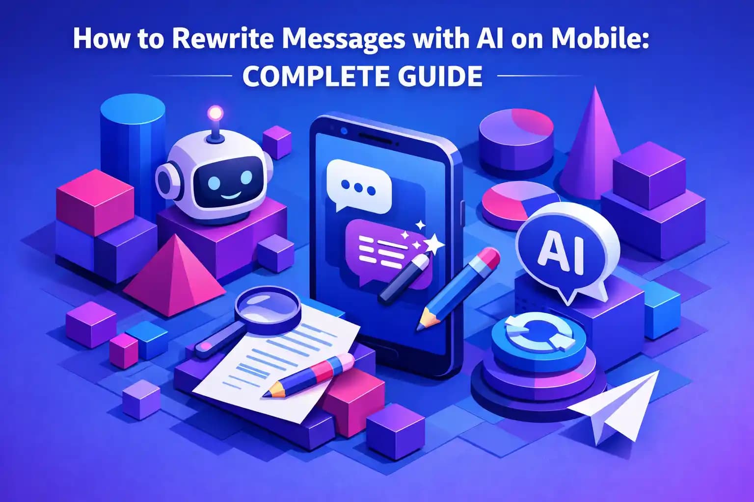 AI message rewriting on mobile