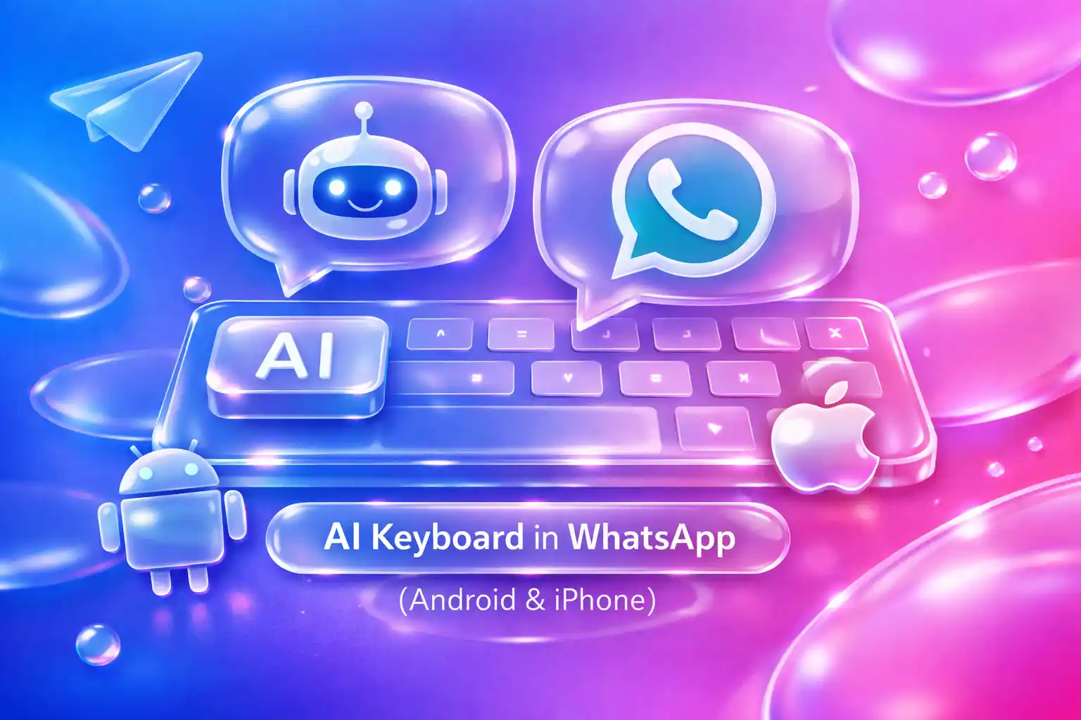 How to Use AI Keyboard in WhatsApp Android iPhone
