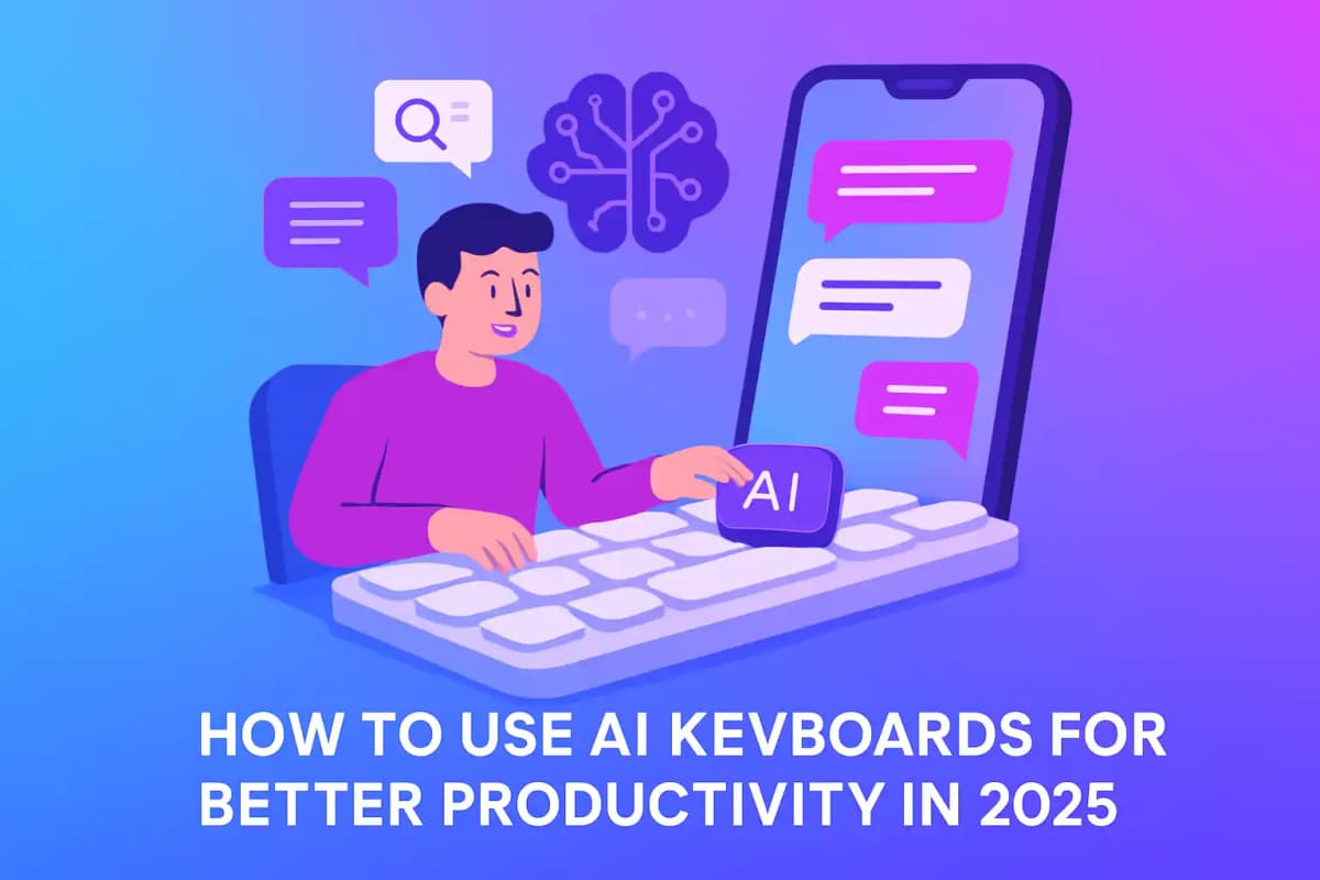 Featured image for article: How to Use AI Keyboards for Better Productivity in 2025