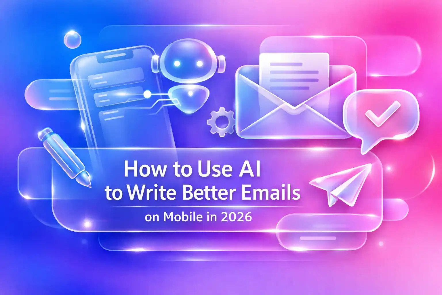 Featured image for article: How to Use AI to Write Better Emails on Mobile in 2026