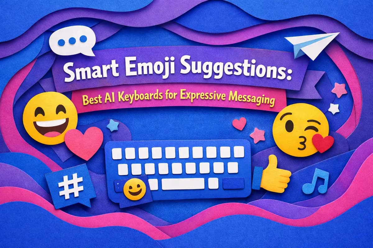 Featured image for article: Smart Emoji Suggestions: Best AI Keyboards for Expressive Messaging