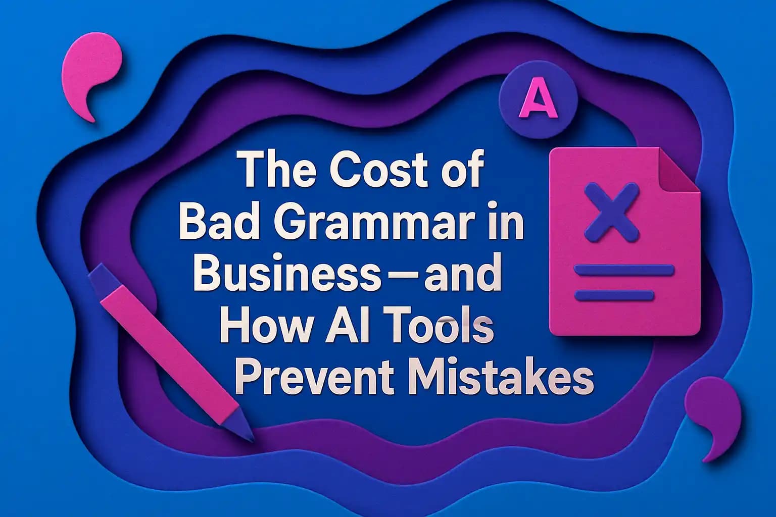 The impact of poor grammar on business communications and reputation