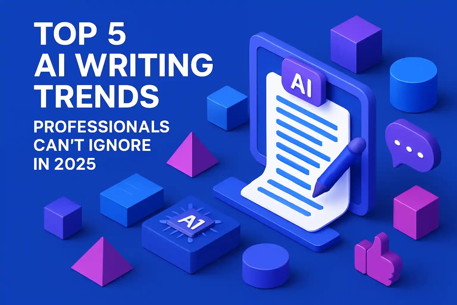 Top 5 AI Writing Trends for 2025