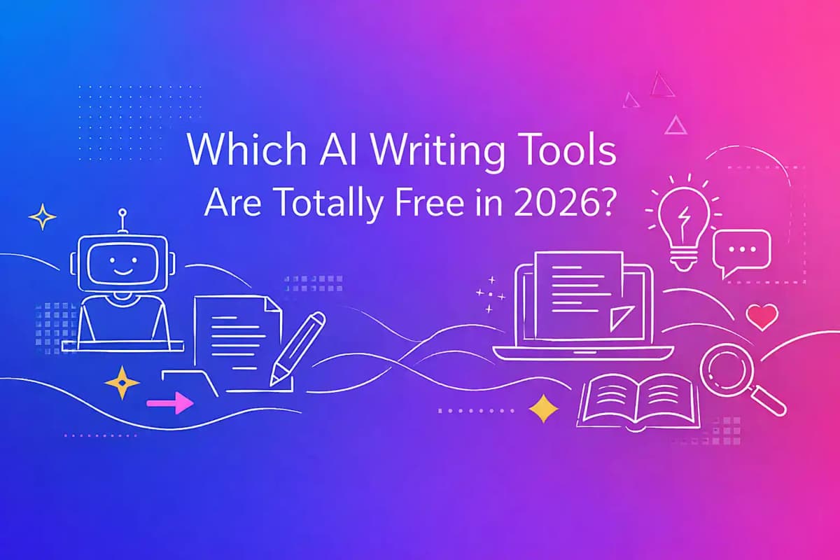 Featured image for article: Which AI Writing Tools Are Totally Free in 2026?
