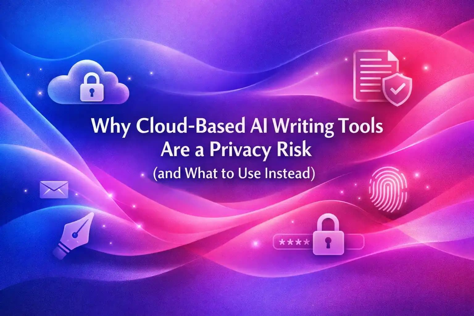 Why Cloud-Based AI Writing Tools Are a Privacy Risk (and What to Use Instead)