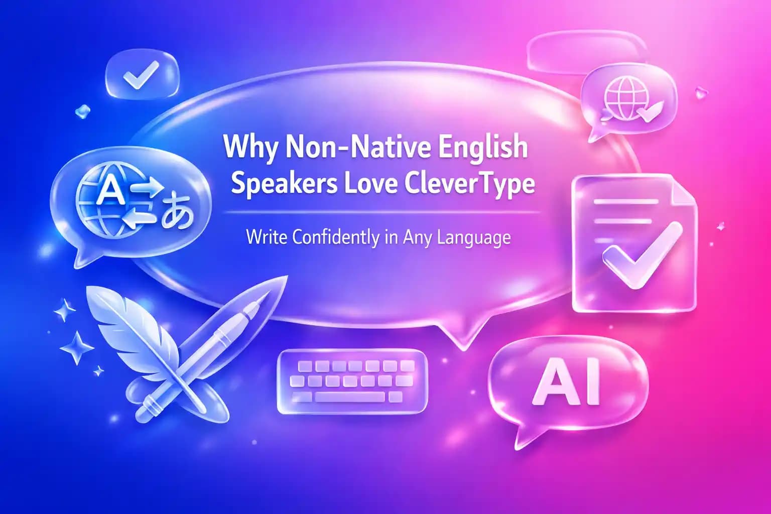 Why Non-Native English Speakers Love CleverType: Write Confidently in Any Language