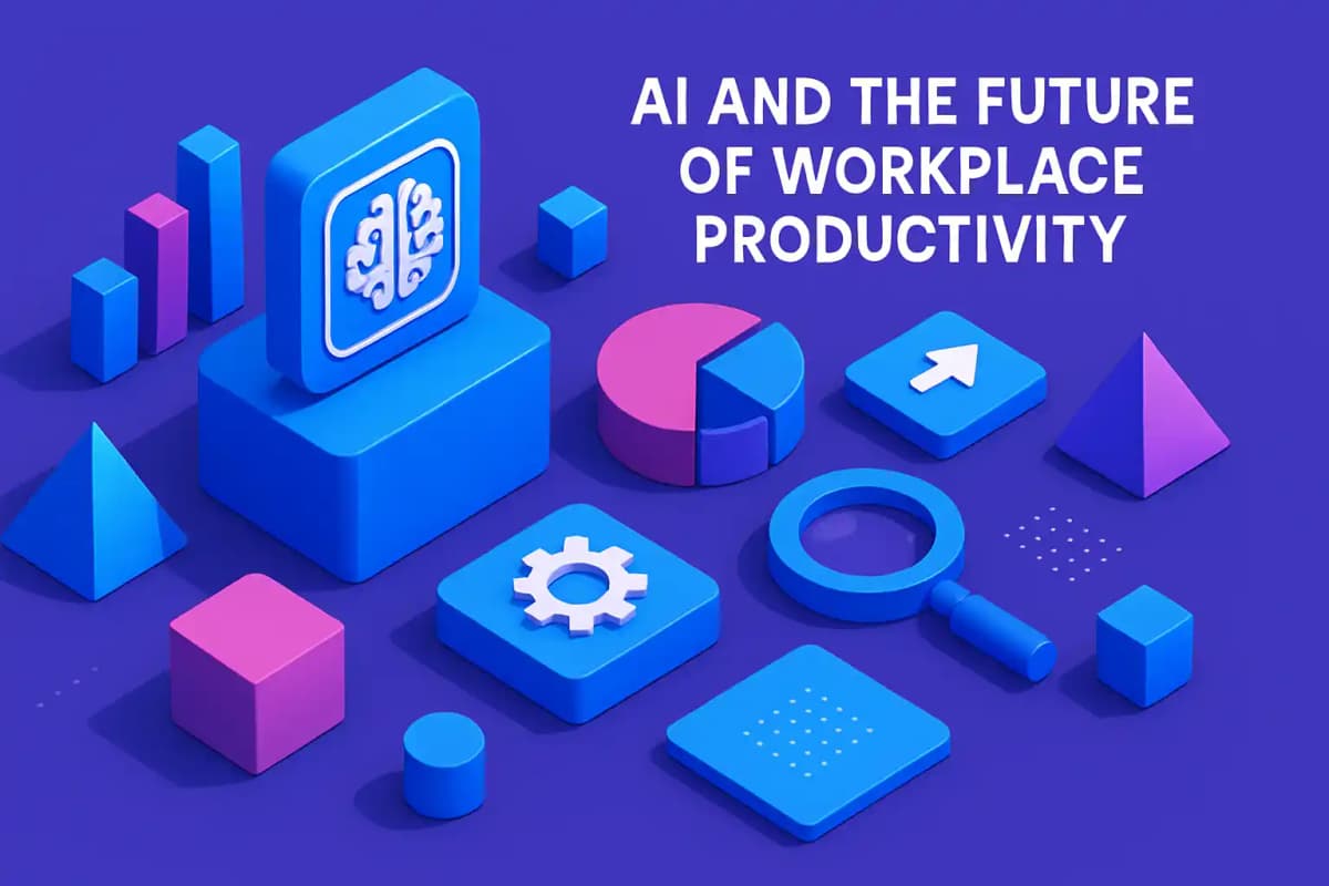 CleverType Blog Post Thumbnail: AI and the Future of Workplace Productivity Featured image for article: AI and the Future of Workplace Productivity