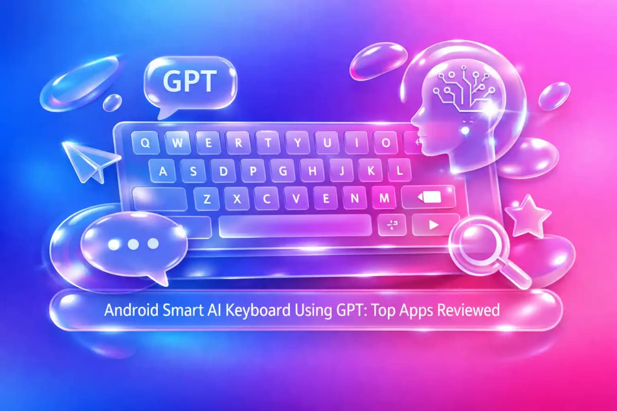 CleverType Blog Post Thumbnail: Android Smart AI Keyboard Using GPT: Top Apps Reviewed Featured image for article: Android Smart AI Keyboard Using GPT: Top Apps Reviewed