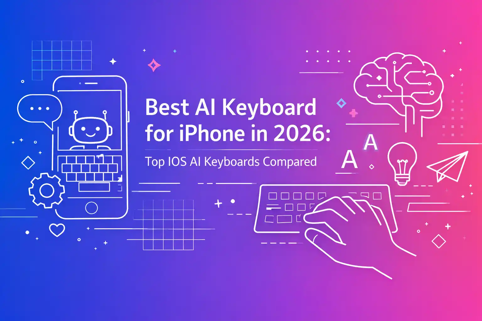 CleverType Blog Post Thumbnail: Best AI Keyboard for iPhone in 2026: Top iOS AI Keyboards Compared Featured image for article: Best AI Keyboard for iPhone in 2026: Top iOS AI Keyboards Compared