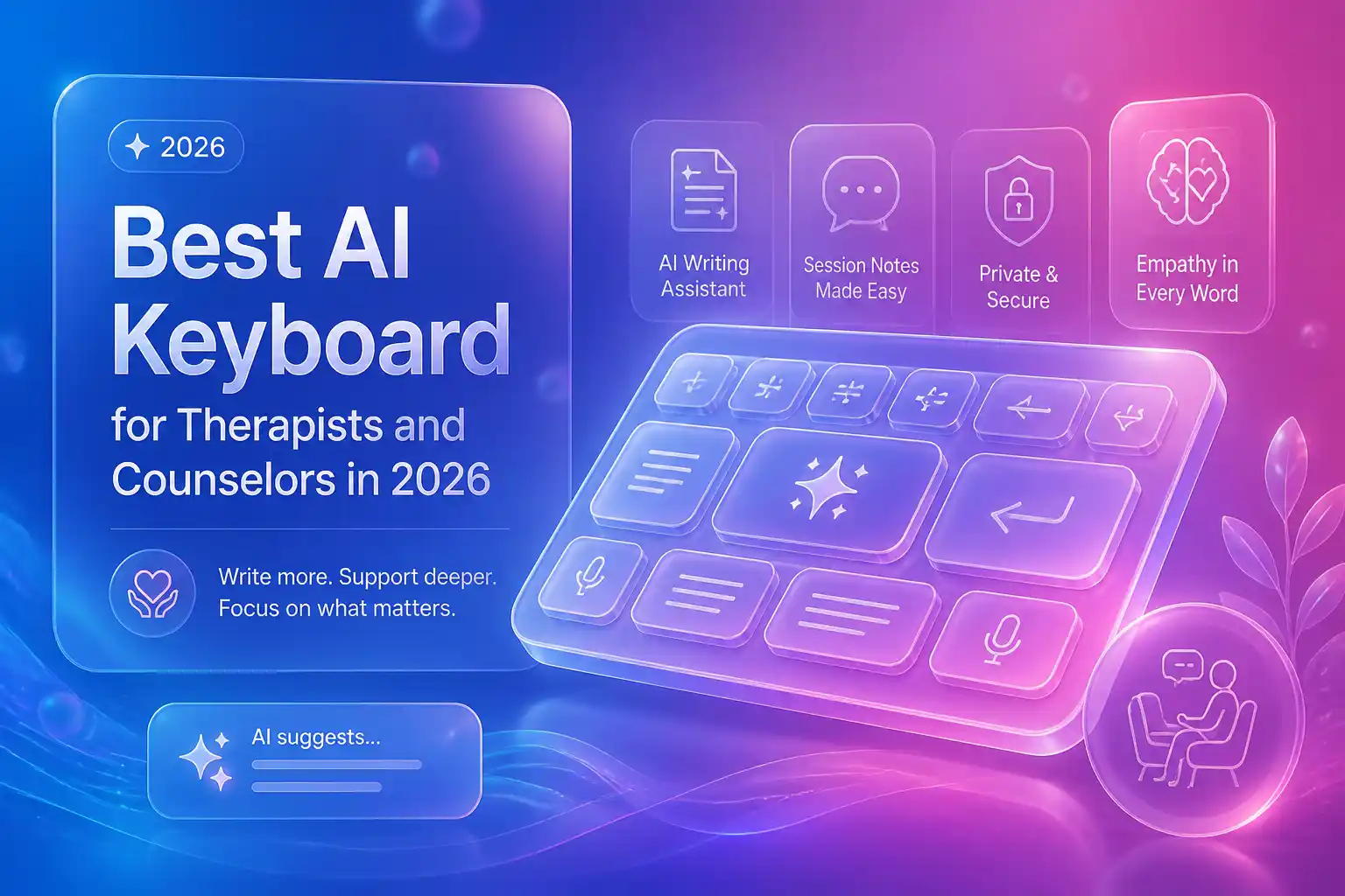 Best AI Keyboard for Therapists and Counselors in 2026