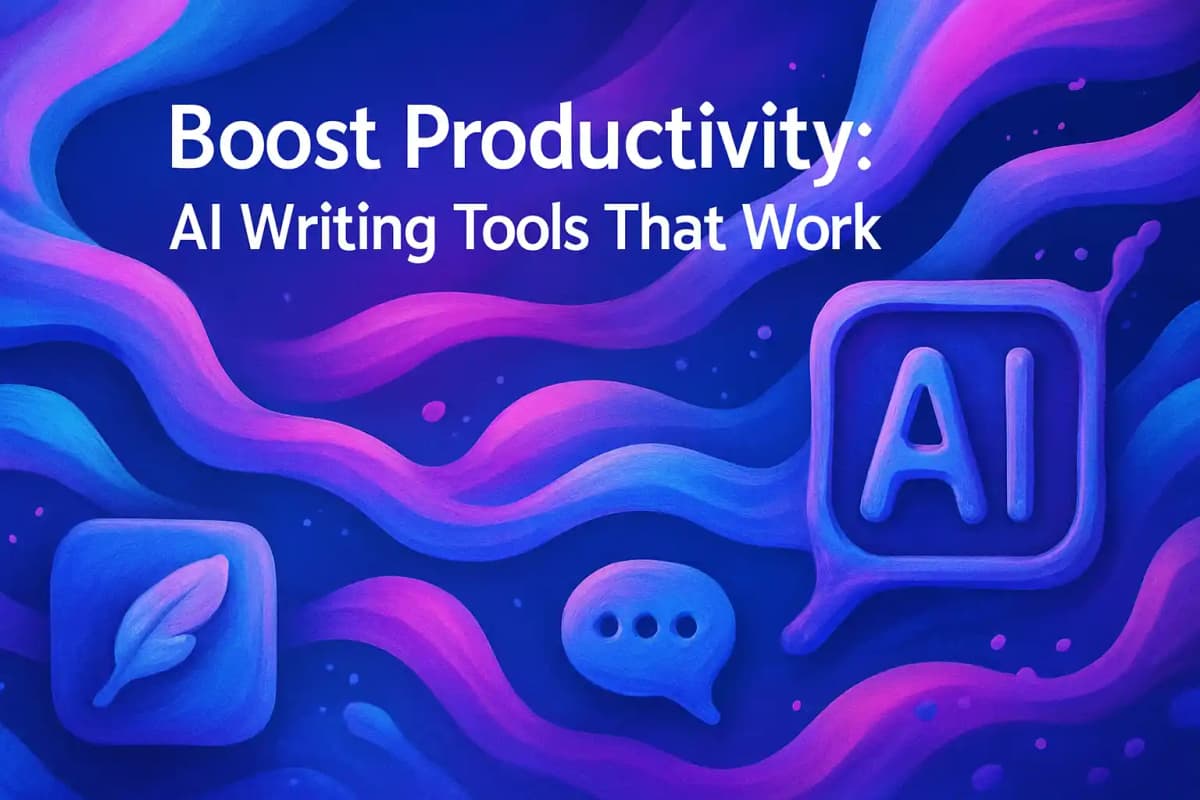 CleverType Blog Post Thumbnail: Boost Productivity: AI Writing Tools That Work Featured image for article: Boost Productivity: AI Writing Tools That Work