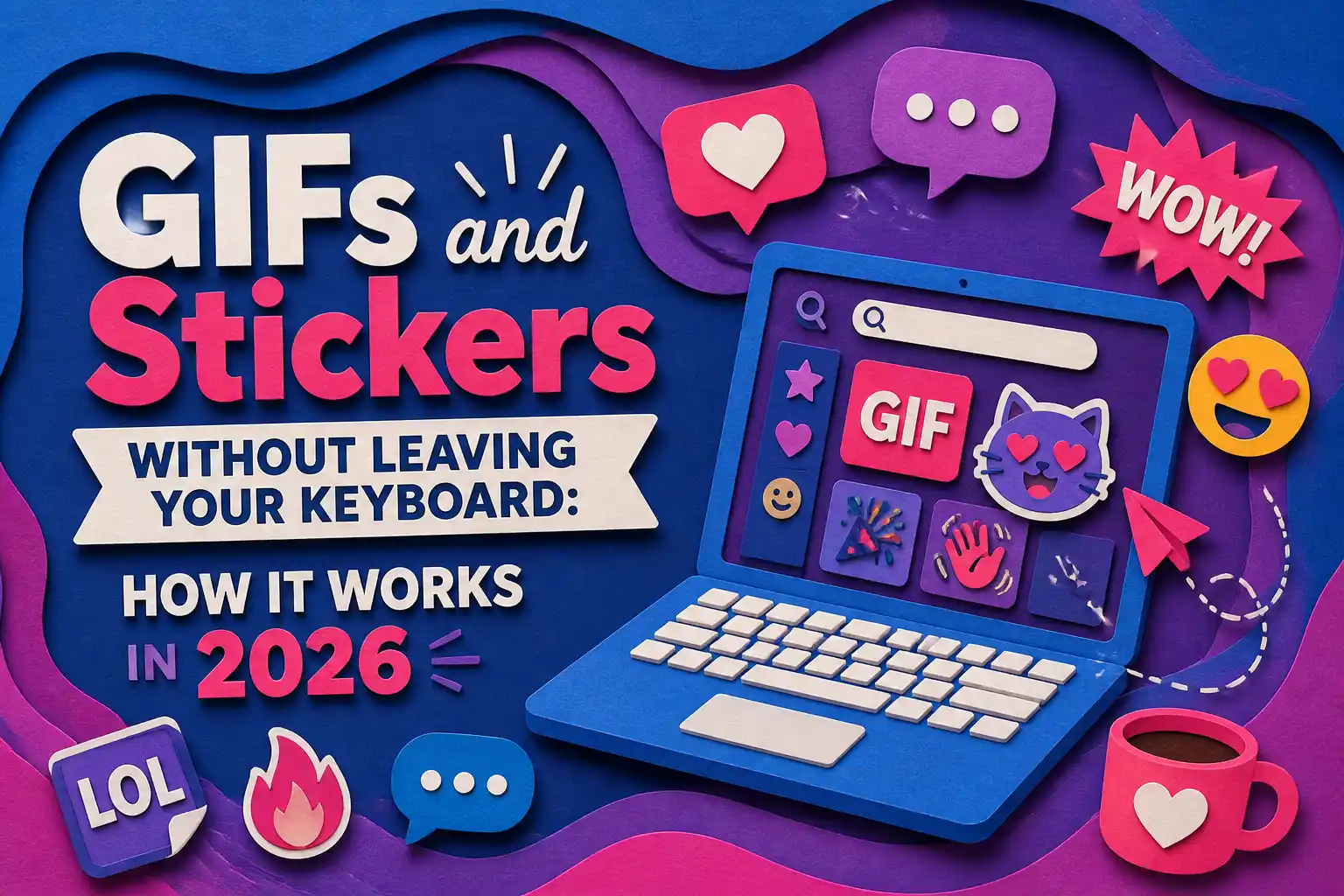 GIFs and Stickers Without Leaving Your Keyboard: How It Works in 2026