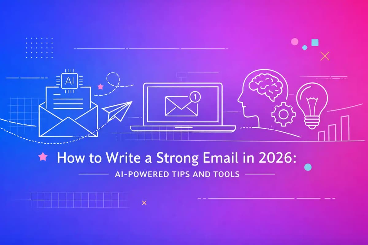 CleverType Blog Post Thumbnail: How to Write a Strong Email in 2026: AI-Powered Tips and Tools Featured image for article: How to Write a Strong Email in 2026: AI-Powered Tips and Tools