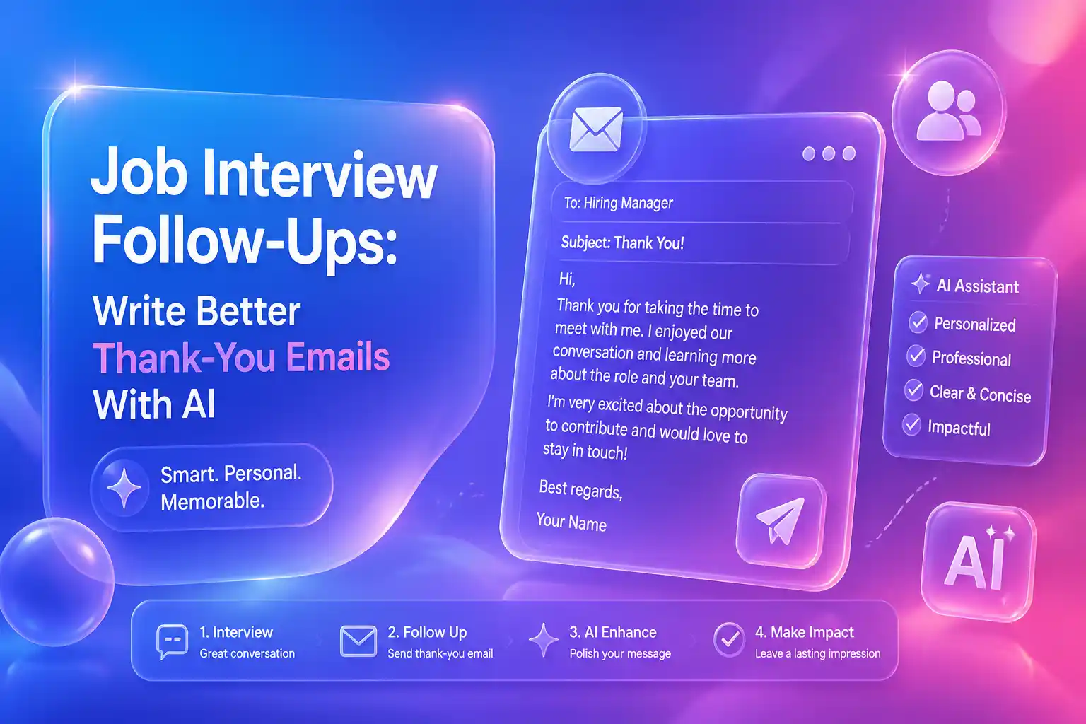 Job Interview Follow-Ups: Write Better Thank-You Emails With AI
