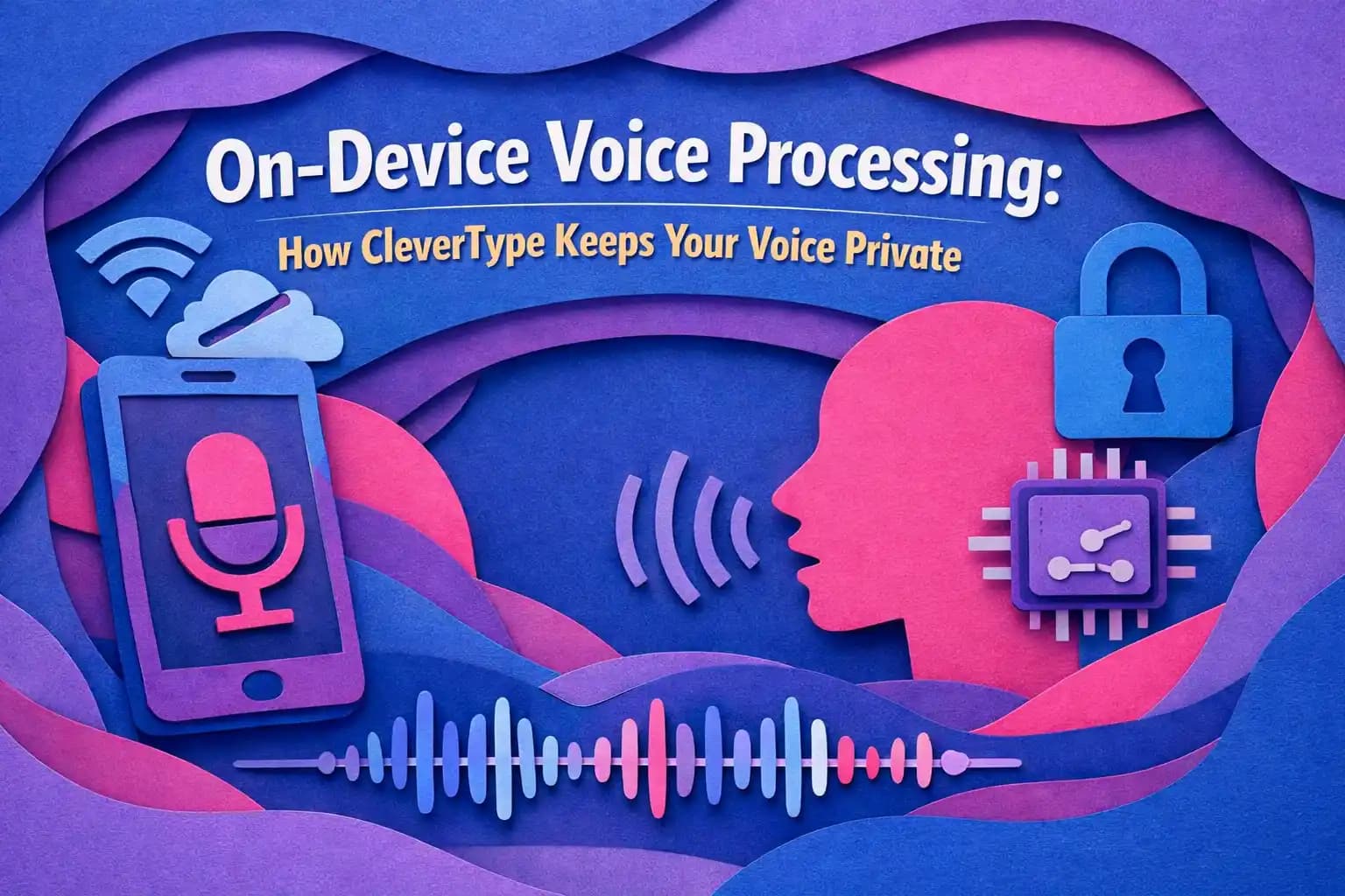 On-Device Voice Processing: How CleverType Keeps Your Voice Private