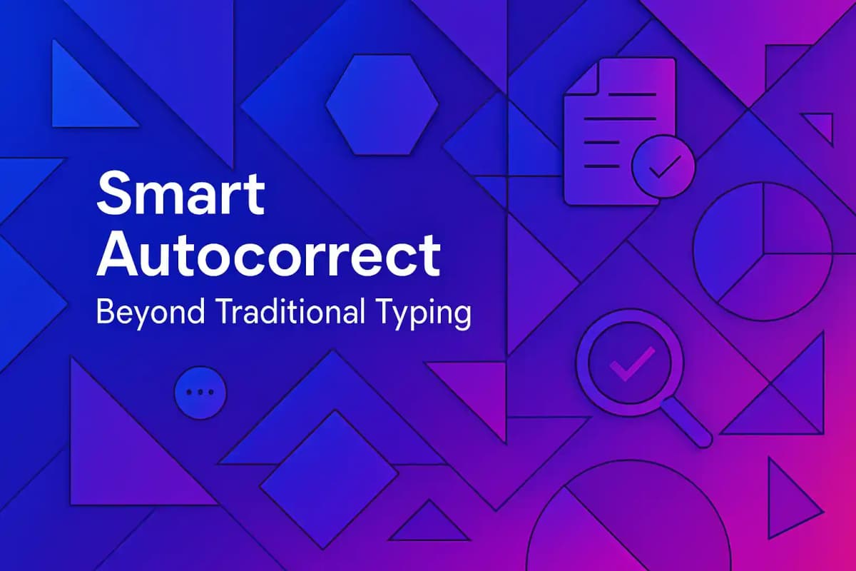CleverType Blog Post Thumbnail: Smart Autocorrect: Beyond Traditional Typing Featured image for article: Smart Autocorrect: Beyond Traditional Typing