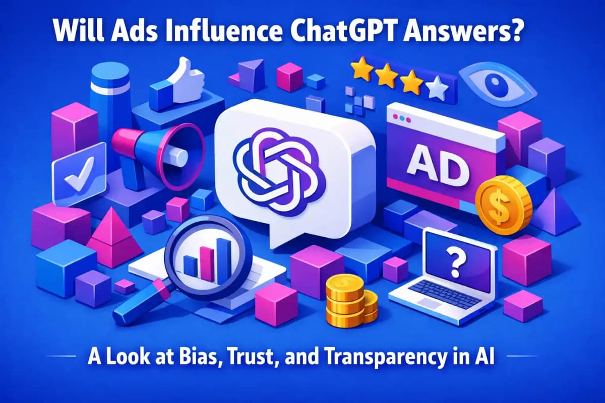 CleverType Blog Post Thumbnail: Will Ads Influence ChatGPT Answers? A Look at Bias, Trust, and Transparency in AI Featured image for article: Will Ads Influence ChatGPT Answers? A Look at Bias, Trust, and Transparency in AI