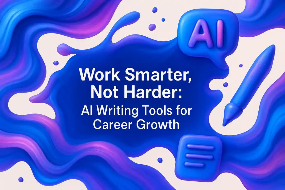 CleverType Blog Post Thumbnail: Work Smarter, Not Harder: AI Writing Tools for Career Growth Featured image for article: Work Smarter, Not Harder: AI Writing Tools for Career Growth