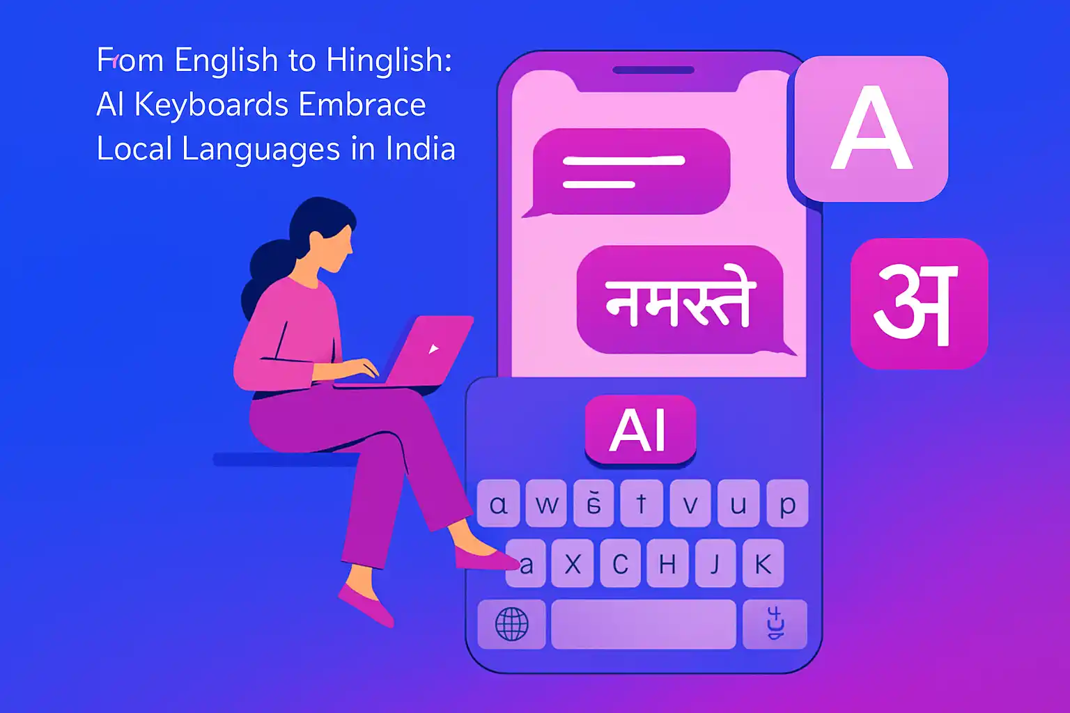 From English to Hinglish: AI Keyboards Embrace Local Languages in India